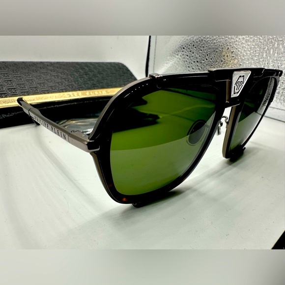 Phillip Plein SPP010 COL.584Y‼️Size 55-23-145 Plein Signature ‼️ - Picture 3 of 16